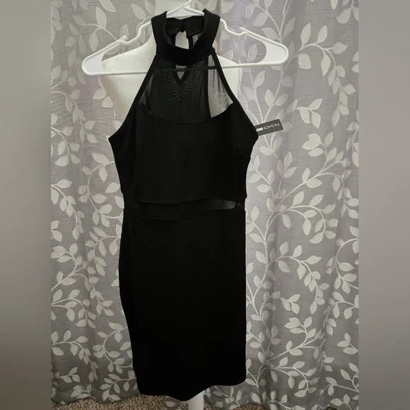 Fashion Nova Black Mesh Dress - Picture 5 of 5